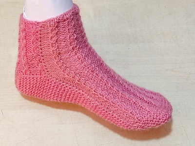How to make socks easy knitting