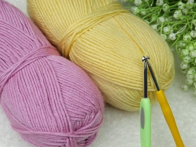 I've never seen this stitch before! Crochet pattern. You won't forget this easy crochet stitch!