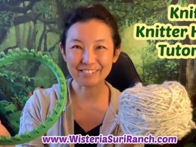 Knifty Knitter Loom: How to Make Alpaca Beanie Hat  Tutorial