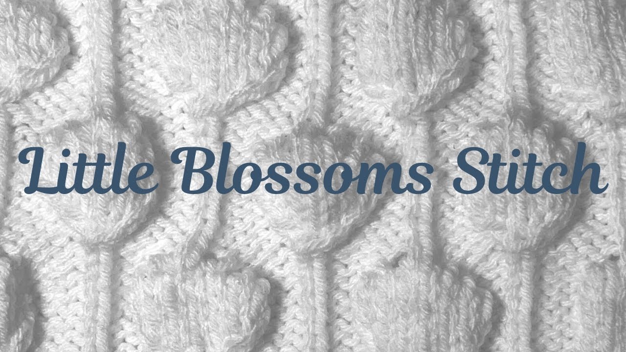 Little Blossoms Stitch | Week 5 - Winter Stitch Sampler Knit Along