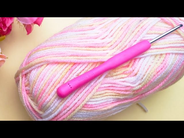 LOVELY! Such a simple and beautiful crochet stitch! Only 1 Row! It's super easy! Crochet Pattern.