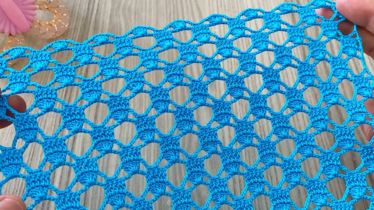 MOTIF LOOK Incredible Crochet Shawl, Bouse, Cardigan, Runner, Curtain Pattern @crochetlovee