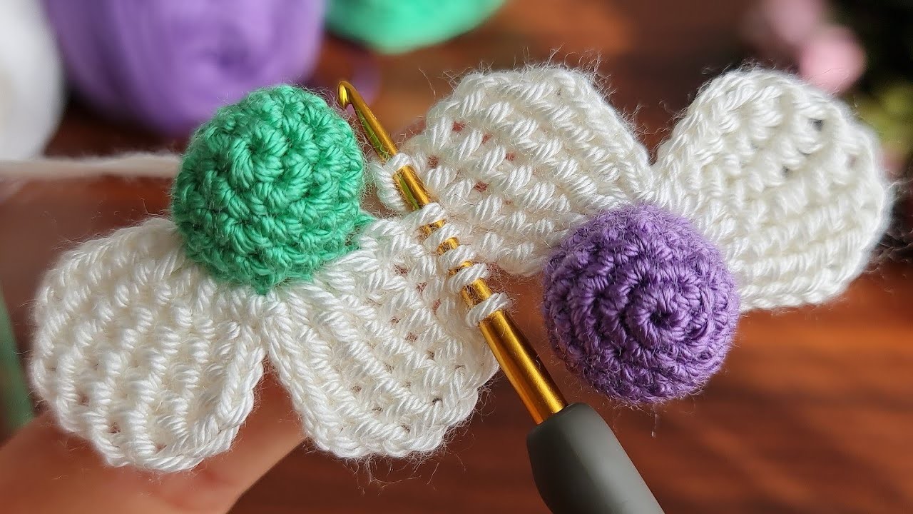 Perfect????easy beautiful tunisian crochet motif, accessory, decorative ✔️ How to make tunisian.