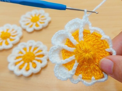 The most incredible legendary flower crochet idea in just 8 minutes | Tığ işi harika bir çiçek