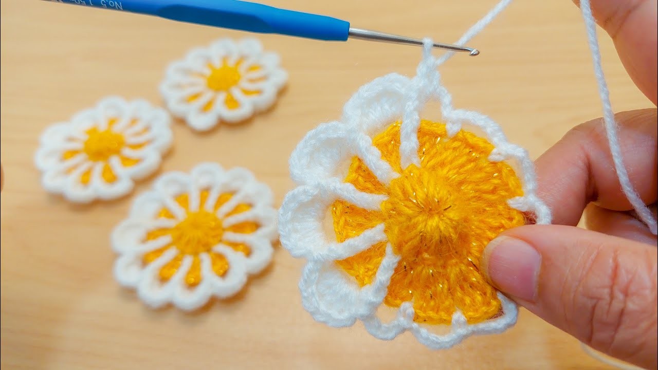 The most incredible legendary flower crochet idea in just 8 minutes | Tığ işi harika bir çiçek