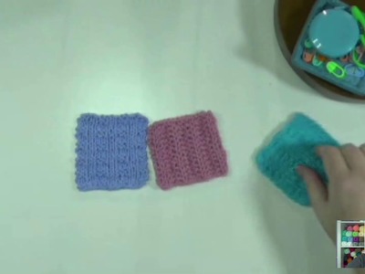 Three Stitch Patterns for Dishcloths