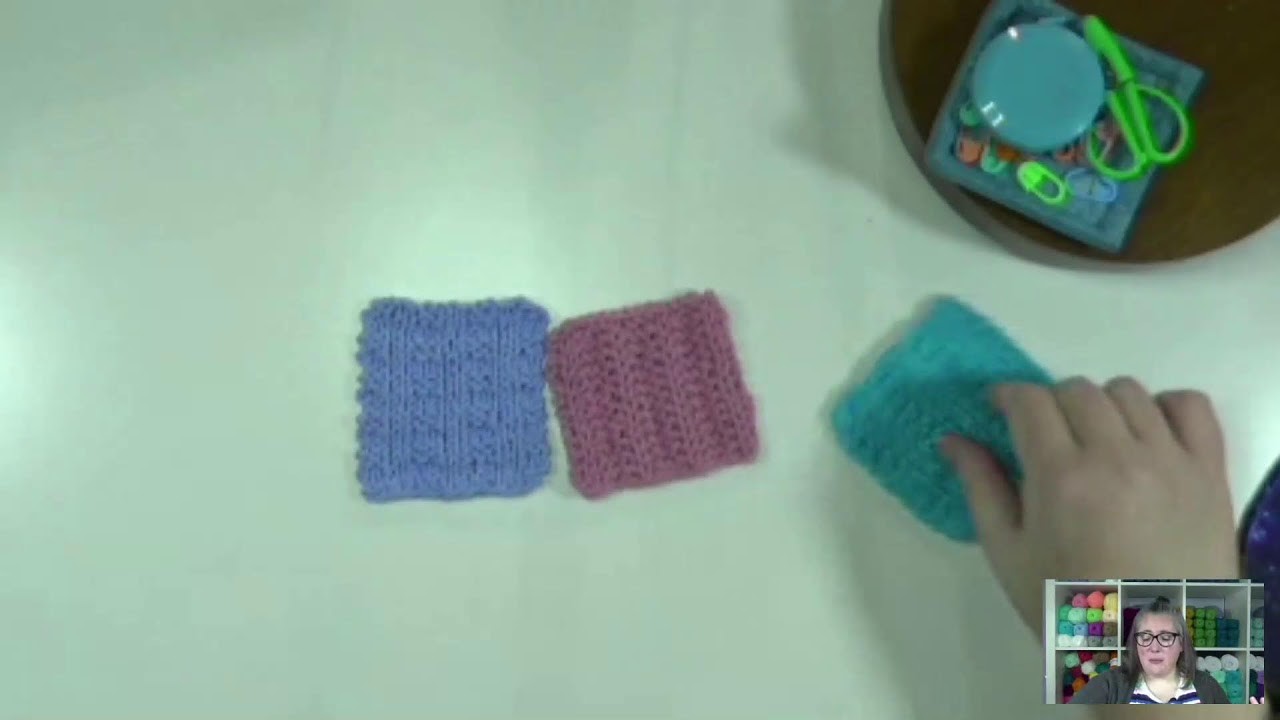 Three Stitch Patterns for Dishcloths