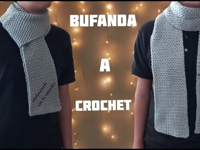 ⭐⭐⭐⭐⭐tutorial bufanda elegante para caballero a crochet fácil y rápido