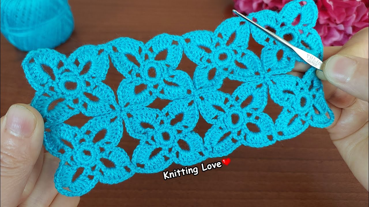 WONDERFUL MODEL???? Beautiful Crochet flower motif. Summer Shawl, Sweater, Blouse and Runner Pattern