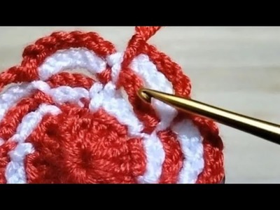 Wow!. ????Very Easy! Super how to make eye catching crochet. For beginners online. Mükemmel
