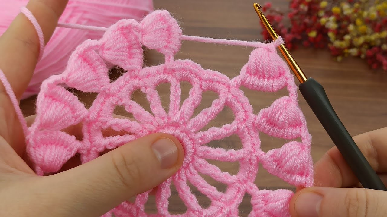 Wow⚡???? Wonderfullll ⚡???? you will love it! I made a very easy crochet motif #crochet #knitting