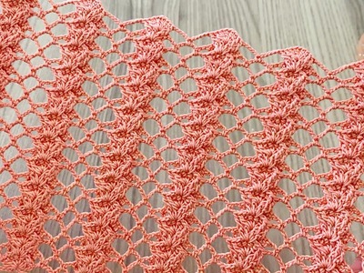 WOWW ???? INCREDIBLE Crochet Shawl, blouse, Sweater, Runner, Curtain Pattern Tutorial @crochetlovee