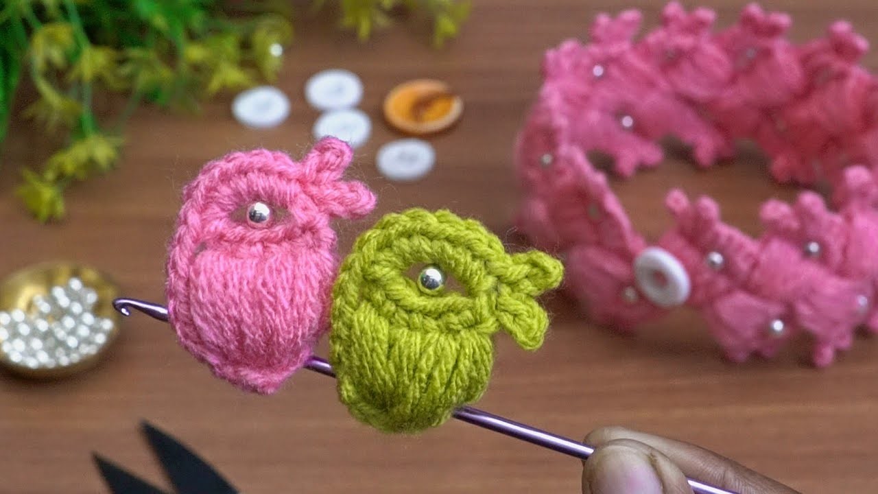 ✳️Adorable Crochet ✳️ to the eyes.göze hoş gelen.Never seened knitting pattern.Crochet handwork