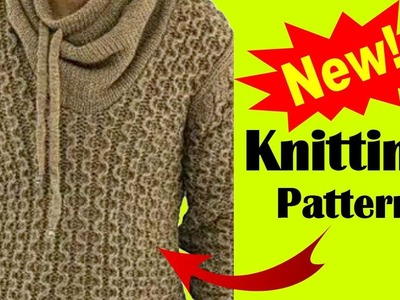Beautiful Knitting Pattern For Lady Top-Jacket || Knitting Design