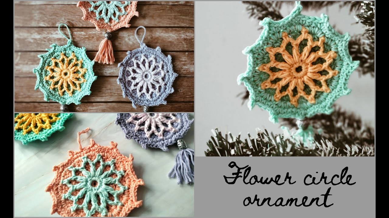 Crochet Christmas ornament | crochet Christmas decoration | wall hanging