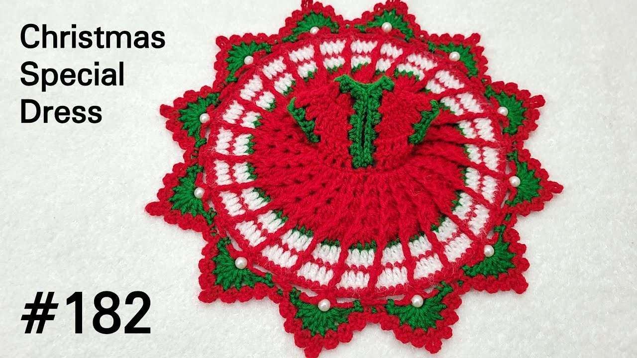 Crochet Christmas Special Dress for Laddu Gopal. Kanhaji || Woollen Dress @MagicalThreadz