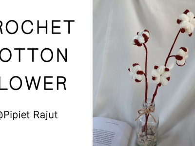 Crochet Cotton Flower || Bunga Rajut Kapas || Home Decor || Small Busines @pipietrajut8699