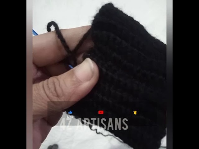 Crochet men's finger less gloves part3 |4Z Artisans|#crochet#trending #scarf #handmade #gloves #mens