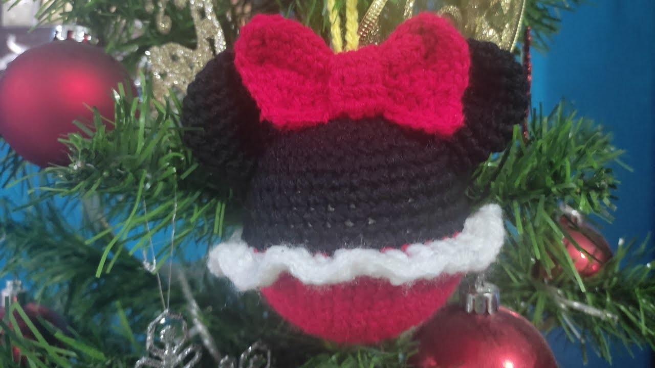 Esfera de Minnie Mouse a crochet