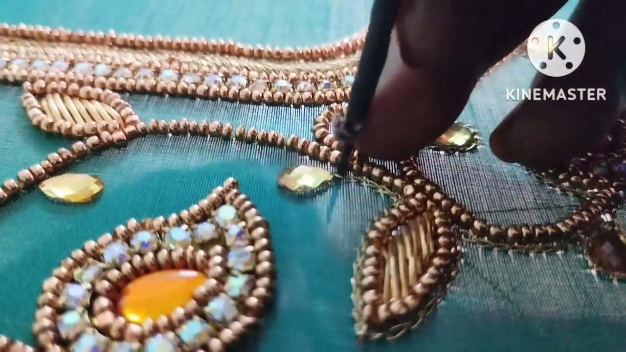 Grand flower Embroidery. .begginersembroidery