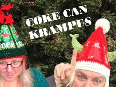 How *Beer Can Hats* Saved Xmas!! Crochet Santa. Krampus. Elf Party Hats