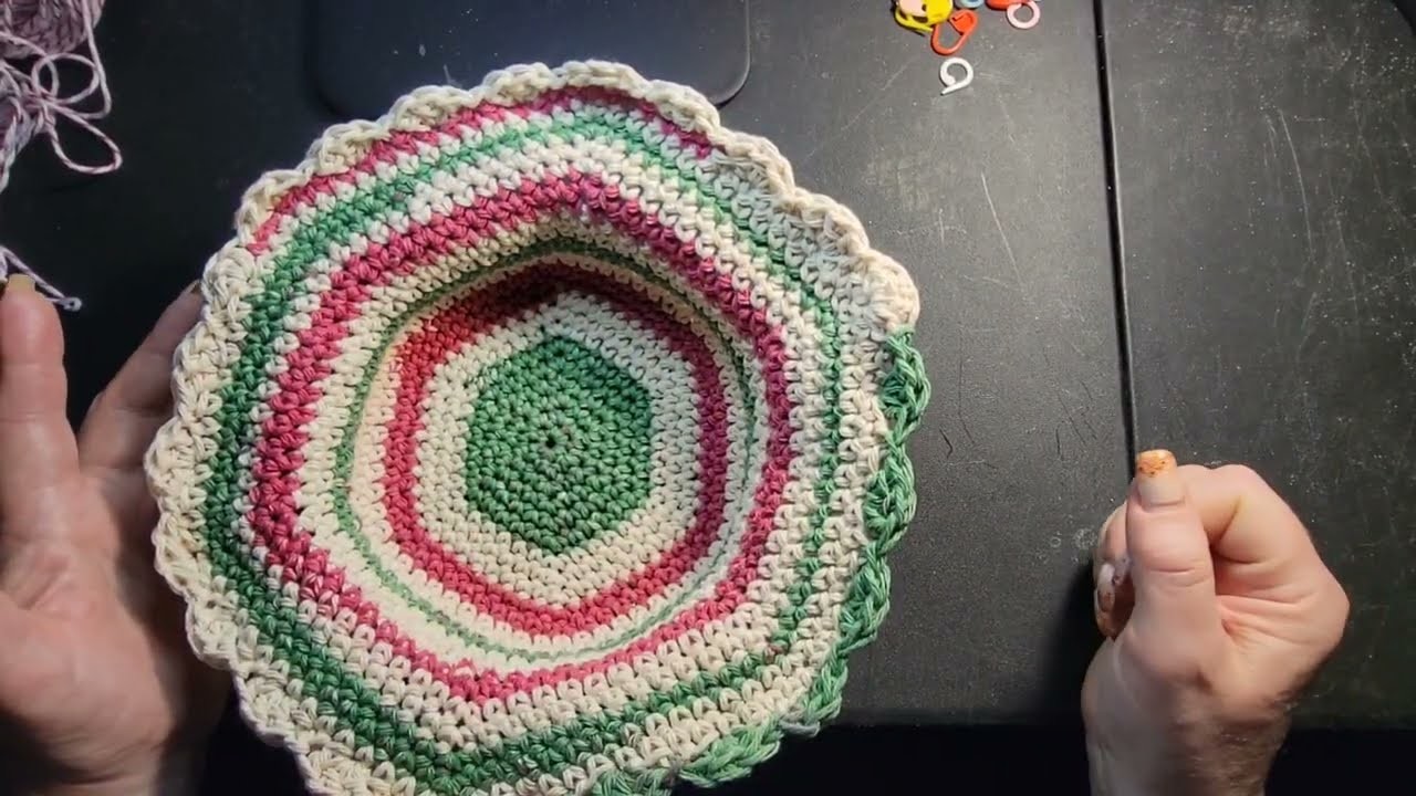 How To Crochet An Easy Bowl Cozy.   @wipandchain