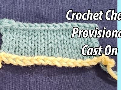 HOW TO: Crochet Chain Provisional Cast On