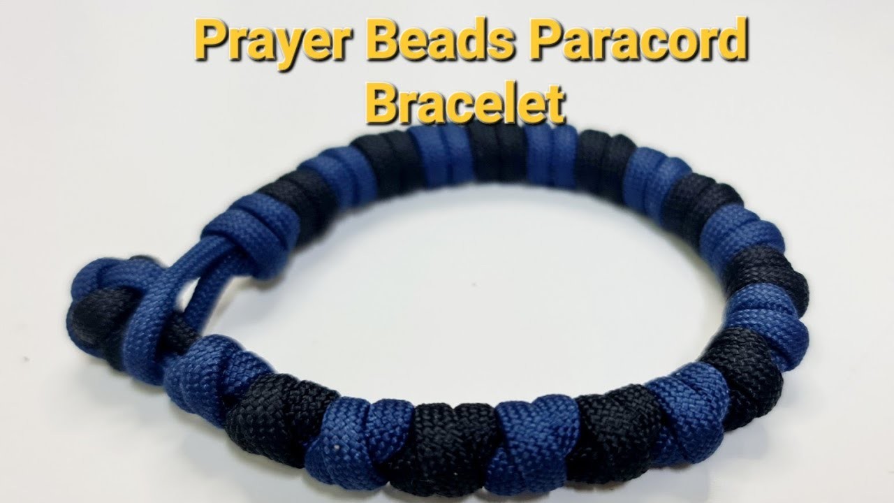 How to Make a Prayer Bead Paracord Bracelet - an easy and fun project