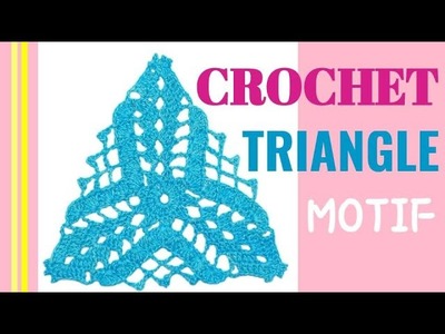 INCREDIBLE ‼️ SIMPLE☑️ AND EASY???? ✳️????❤CROCHET TRIANGLE MOTIF❤????✅????✨