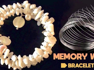 Memory Wire Bracelet | How to make a Bracelet | Beaded Bracelet Tutorial | DIY Jewelry