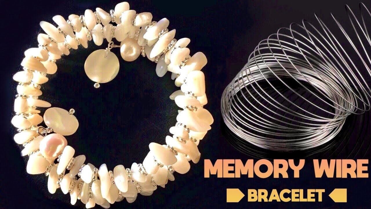 Memory Wire Bracelet | How to make a Bracelet | Beaded Bracelet Tutorial | DIY Jewelry
