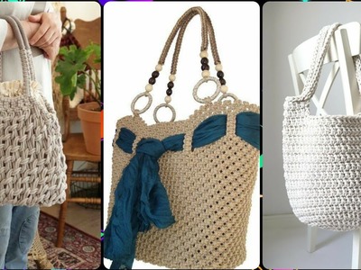 Modern and stylish crochet hand bags designs and collection -Free patterns