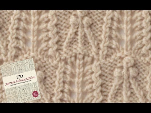 Pattern 48 from the "250 Japanese knitting stitches" by Hitomi Shida