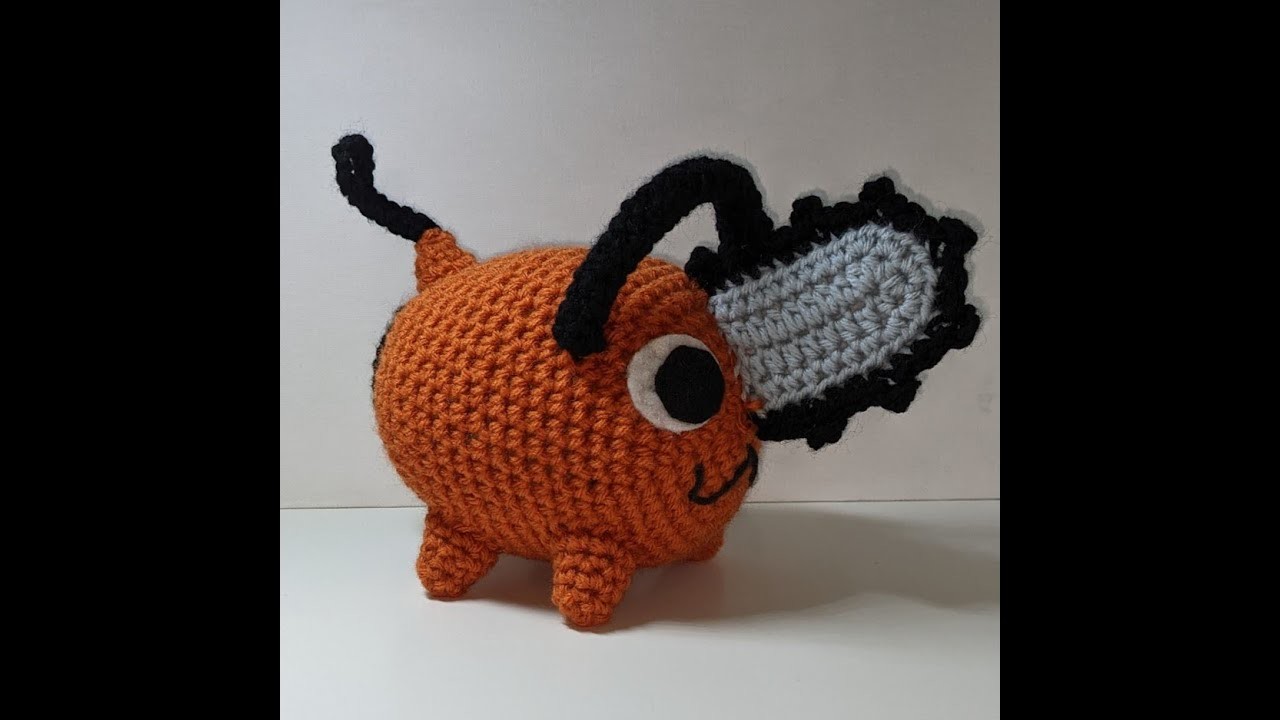 Pochita from Chainsaw Man- Crochet Pattern