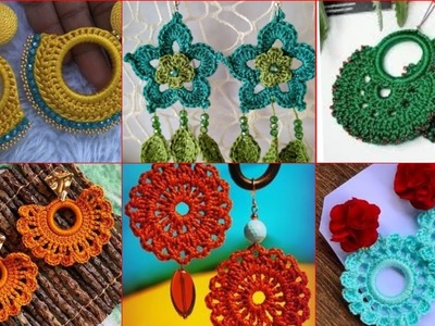 Round Boho Chic Crochet Earrings Designs 2023