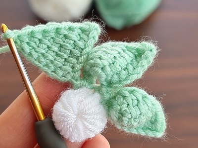 SUPER BEAUTIFUL????MUY BONİTO Very easy beautiful crochet flower model flower making.
