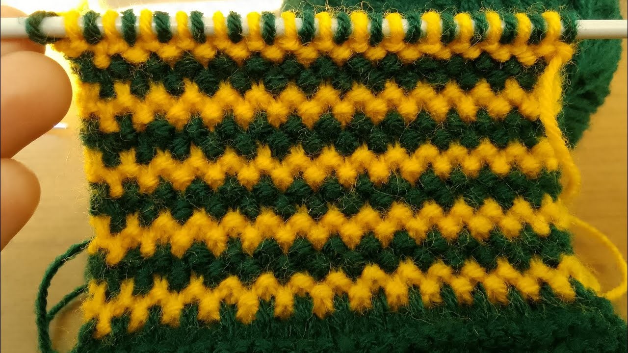 बच्चे और जेंट्स के लिए बहुत ही सुंदर डिजाइन || Two Colour Beautiful Knitting Pattern |
