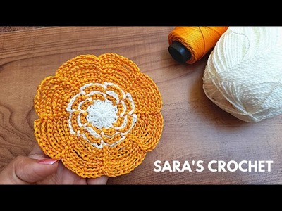 Tutorial - crochet this beautiful pattern for home decor. cushion cover @sara1111 for beginners