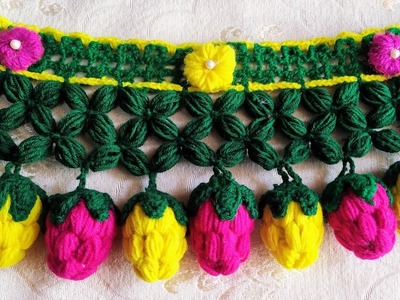 Wow!! Crochet beautiful ????????toran#crochet easy door hanging #Wowcreation????????????