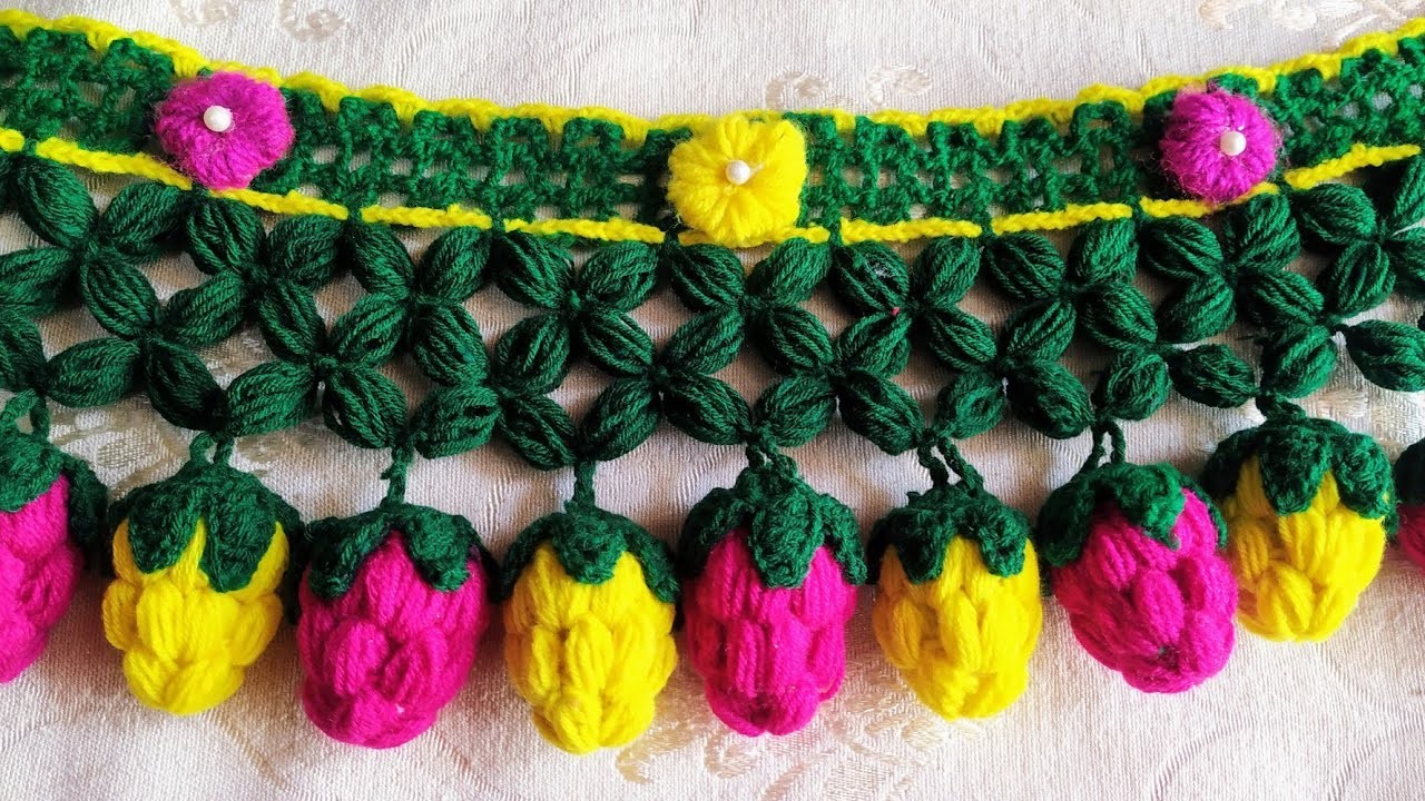 Wow!! Crochet beautiful ????????toran#crochet easy door hanging #Wowcreation????????????