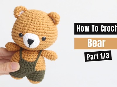 #441 |  Amigurumi Bear with green clothes (1.3)| How To Crochet Animal Amigurumi | @AmiSaigon