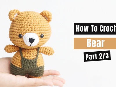 #442 |  Amigurumi Bear with green clothes (2.3)| How To Crochet Animal Amigurumi | @AmiSaigon