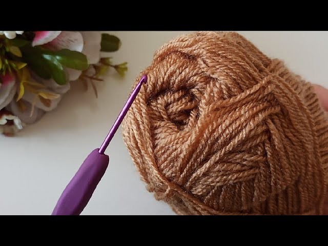 AMAZİNG! very beautiful and simple crochet pattern, single row crochet stitch