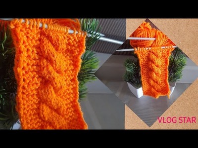 Beautiful design for cardigan||two tricks for swapped stitchs||#trendingvideo #knitting #shinestyle