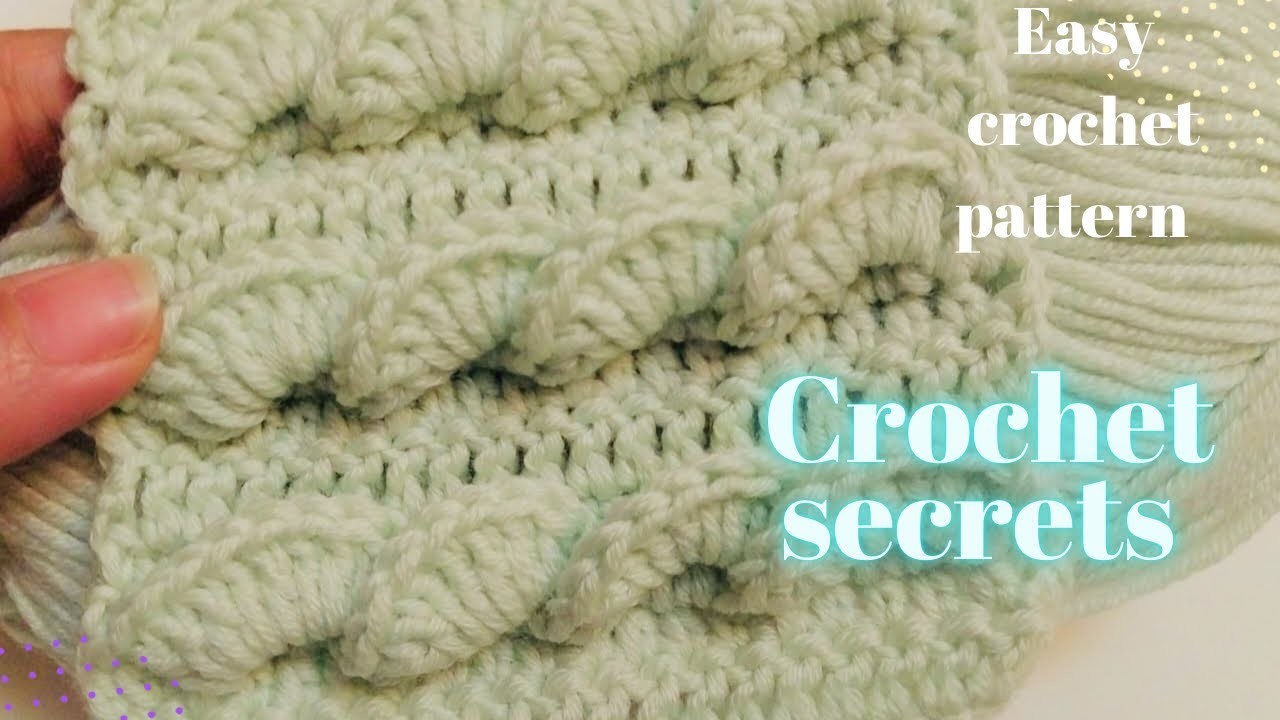 Create a Stylish Scarf and Baby Blanket with this crochet pattern