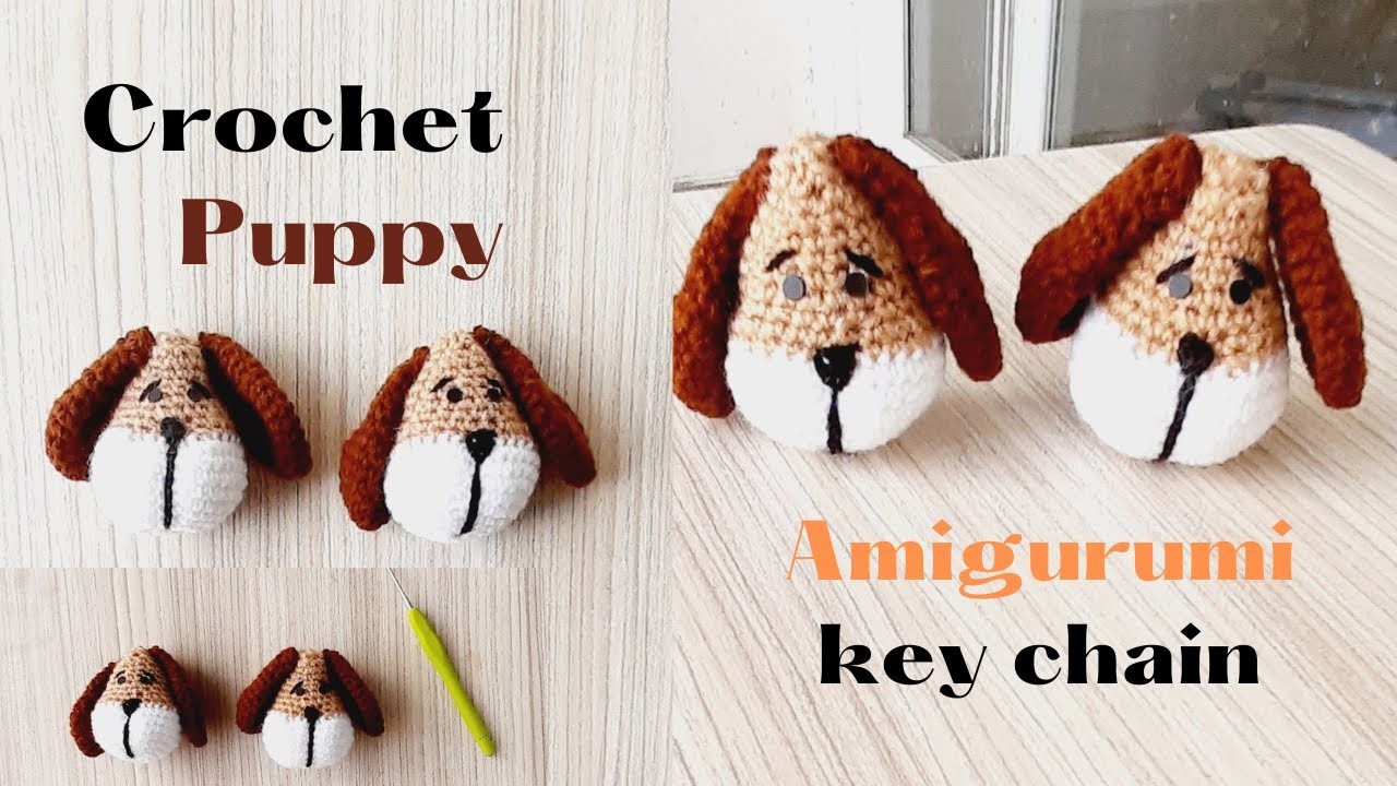 Crochet amigurumi dog pattern free| dog amigurumi free #crochet #crochetamigurumi  #crochetkeychain