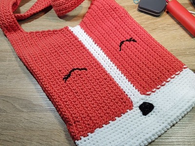 Crochet an animal sling bag! Fox, Corgi, or Cat!