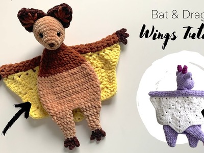 Crochet Bat & Dragon Wings · Easy Step-by-Step Tutorial for Beginners