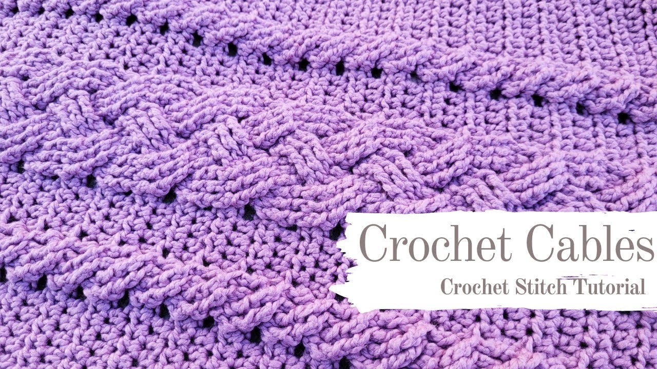 Crochet Cable Stitch | Crochet Cable Pattern | Crochet Cable Stitch Pattern Free