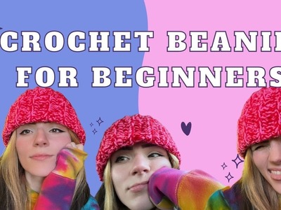 EASY Crochet Beanie | Crochet for Beginners | DIY | Ribbed Beanie | Chunky beanie